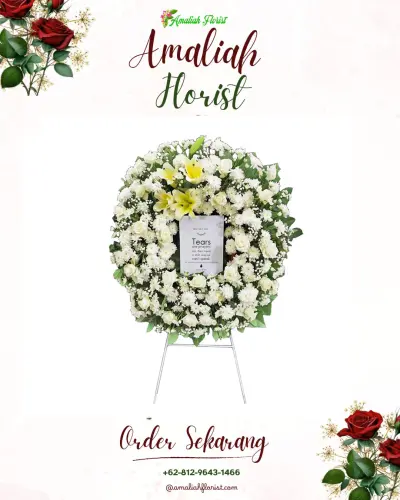 Krans Bunga Duka Cita di Cisaranten Wetan