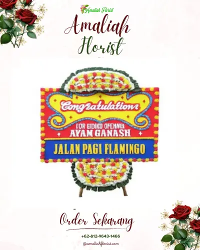 Bunga Papan Congratulation di Cisaranten Wetan